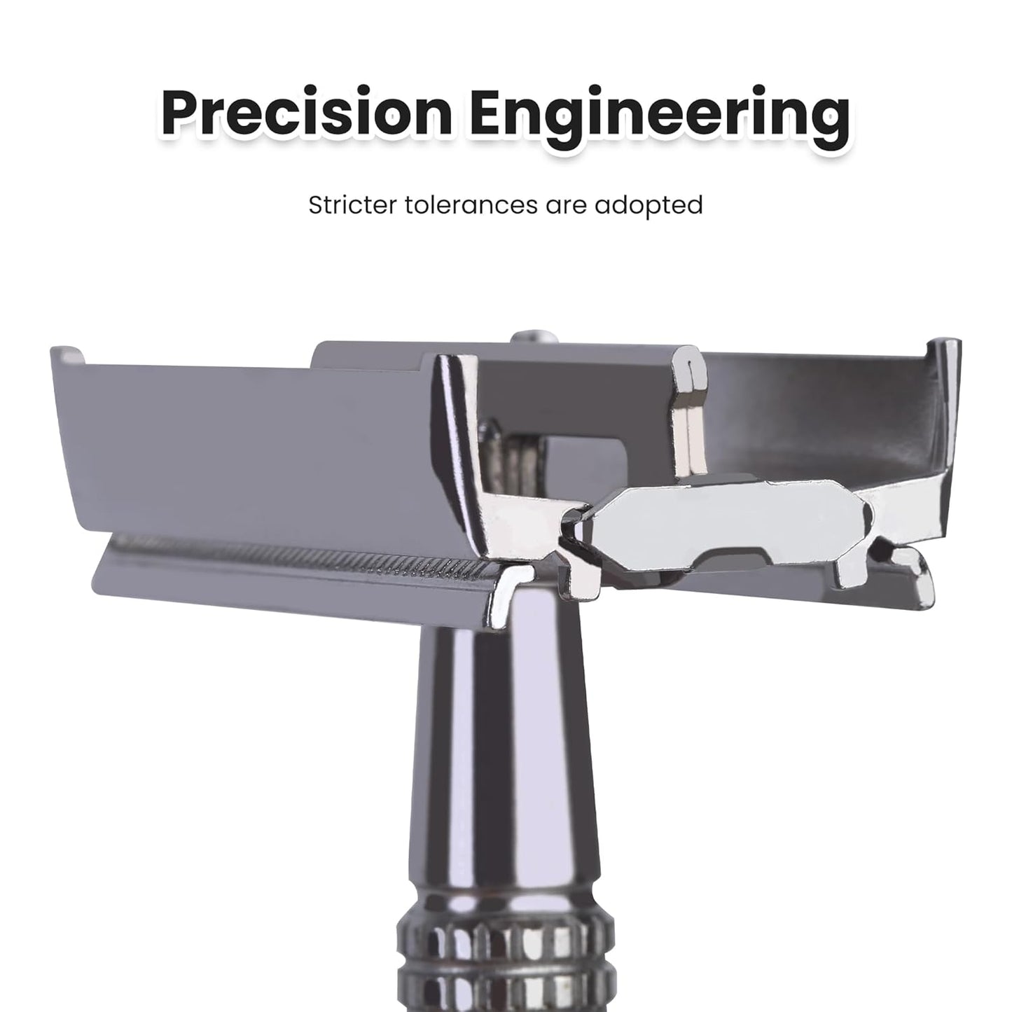 Double Edge Single Blade Safety Razor For Men and Women With 10 Premium Stainless Steel Refill Butterfly Metal Safety Razor, Reusable, Smooth Wet Shaving Experience, Eco-Friendly