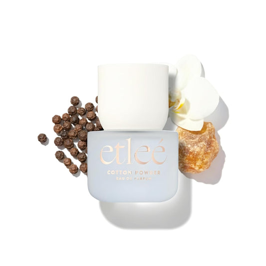 Cotton Powder Eau de Parfum 1.01oz, Aldehydic Musk Long Lasting Perfume With Sandalwood, Black Pepper, Orchid, Lily & Rose, Layerable Luxury Fragrance for Women & Men for Everyday Wear