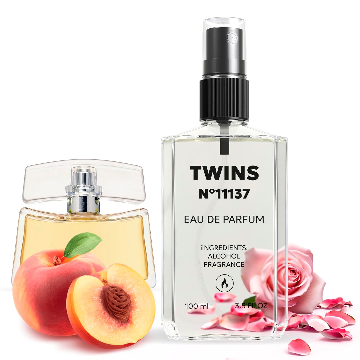 TWINS Impression of Love in Paris | Perfume for Women Eau de Parfum | No.11137 | 3.4 Fl Oz / 100 ml