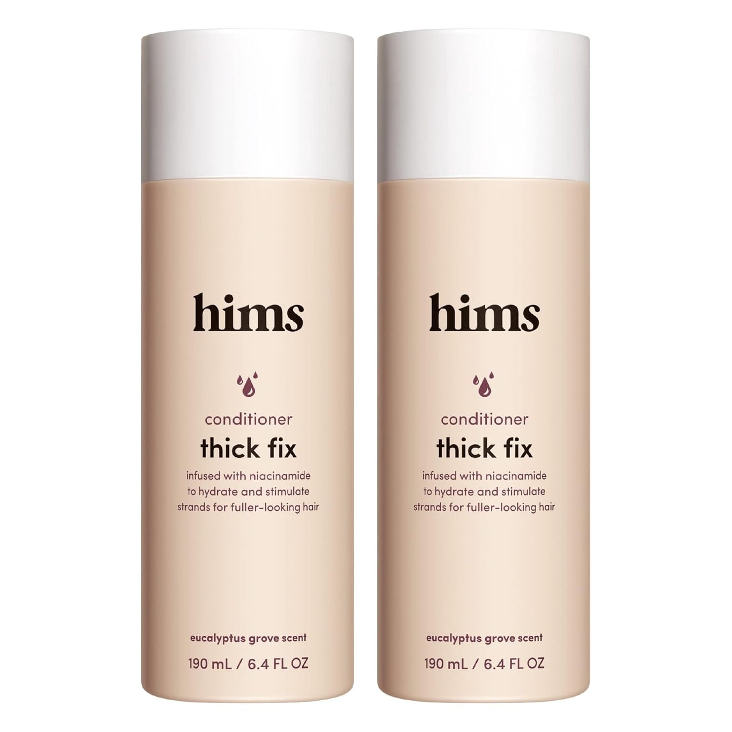 hims Thick Fix Conditioner - Hair Loss Conditioner With Niacinamide - Supports Hair Growth Treatment - Fresh Eucalyptus Grove, 2 pack, 6.4oz