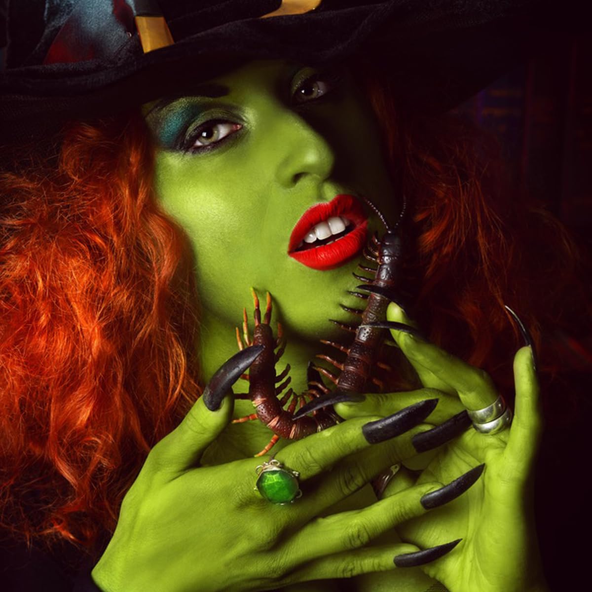 Ogre Green Face Paint Stick, Green Eye Black Stick for Sports, Shrek Costume Gamora Witch Face Paint High Pigmented Paint for Halloween Special Effect Sfx Makeup