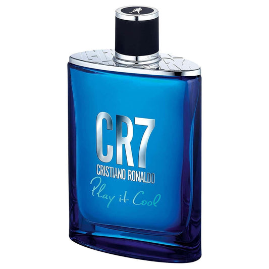 CR7 Play It Cool Cristiano Ronaldo - Eau De Toilette Cologne Scent for Men - With Mandarin, Bergamot, Lavender, and Musk - From Cristiano Ronaldo's Original Men's Fragrance Collection - 3.4 oz