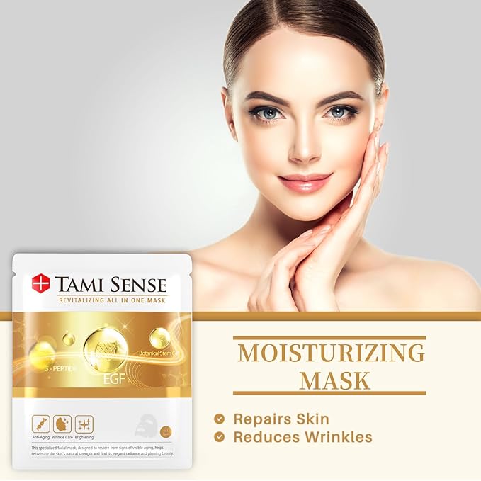 33ml Essence Best Moisturizing Face Mask For Korean Skincare - Sheet Masks with 33ml Serum Vitamin B Complex Rice Extract Collagen & Face Moisturizer for women men (20 Masks)