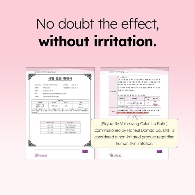 skybottle Volumizing Color Lip Balm #03 Adore Pink, Lip Plumper, Tinted Chapstick, Clean Lip Gloss, Natural Makeup, Korean Lip Balm, Girls Valentine Gift, 0.12oz