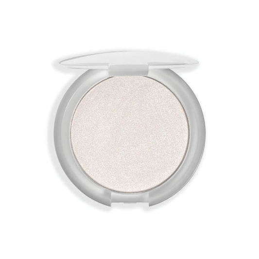 OFIR Pivot Powder | Multi-Use Glow Hydrating Highlight Blush Face Powder | Vegan Formula, Lightweight Buildable Texture | Crease-Free Compact Blush Highlighter | Silver Ice - Pearly White | 0.24 OZ