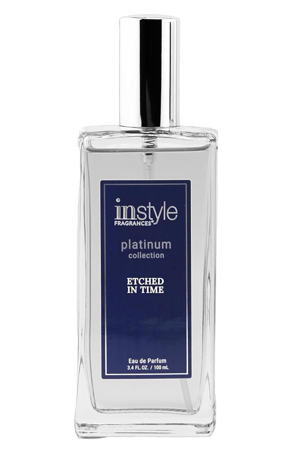 Instyle Fragrances Platinum Collection Etched in Time, Premium Unisex Eau de Parfum, CLEAN, Vegan, Paraben-Free, Never Tested on Animals, 3.4 Fluid Ounces