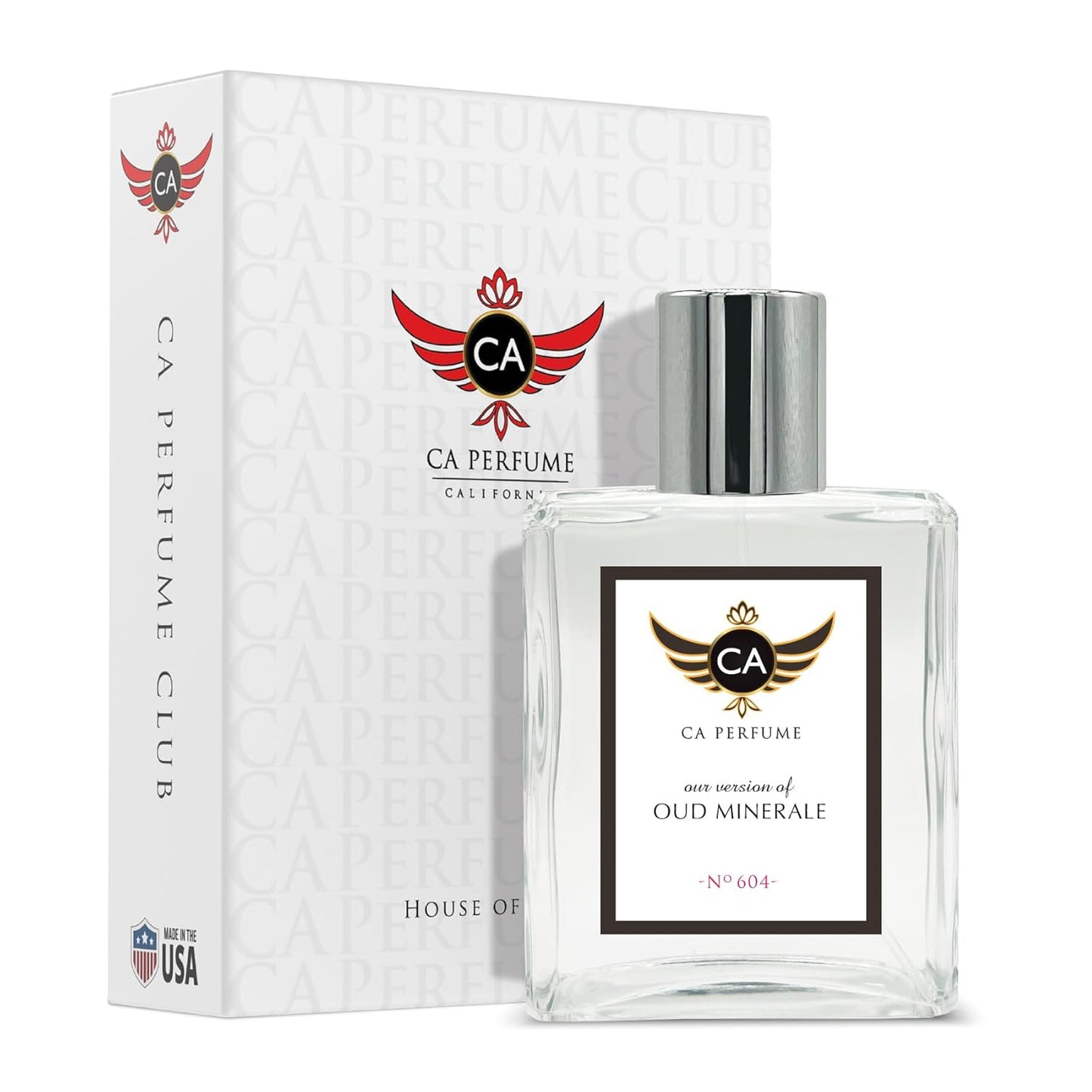 CA Perfume Impression of Oud Minerale For Women & Men Replica Fragrance Dupes Eau de Parfum Spray Bottle 3.4 Fl Oz/100ml