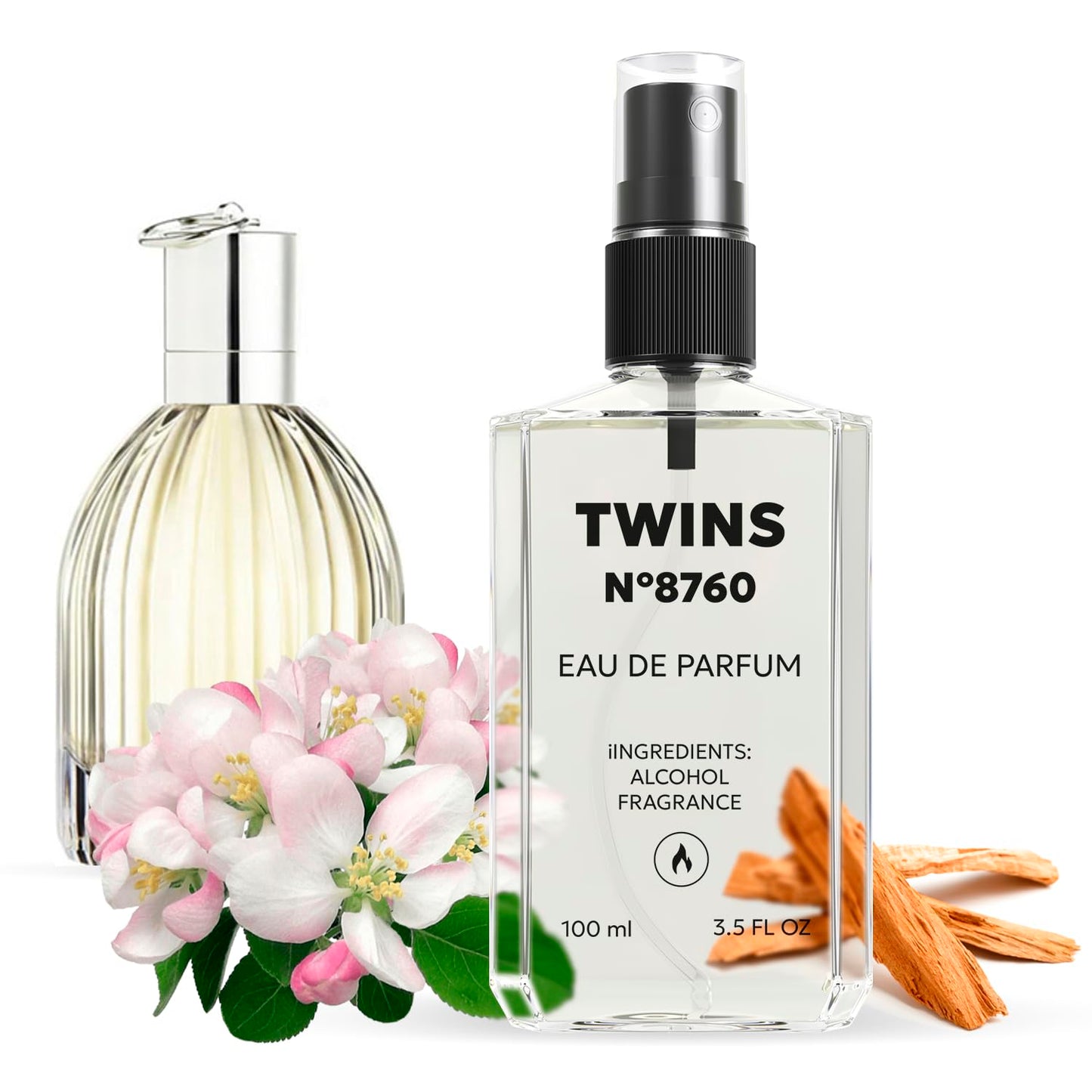 TWINS Impression of See By | Perfume for Women Eau de Parfum | No.8760 | 3.4 Fl Oz / 100 ml