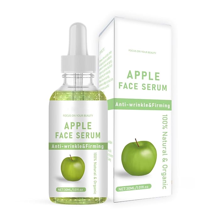 Face Serum for Women,Fruit Facial Serum with 24K Gold Foil and Apple Cell Culture Extract Anti Aging Moisturizer Skin Tone Even Anti Wrinkle Essence for Reduces Dulls & Fine Lines,1.02Fl Oz