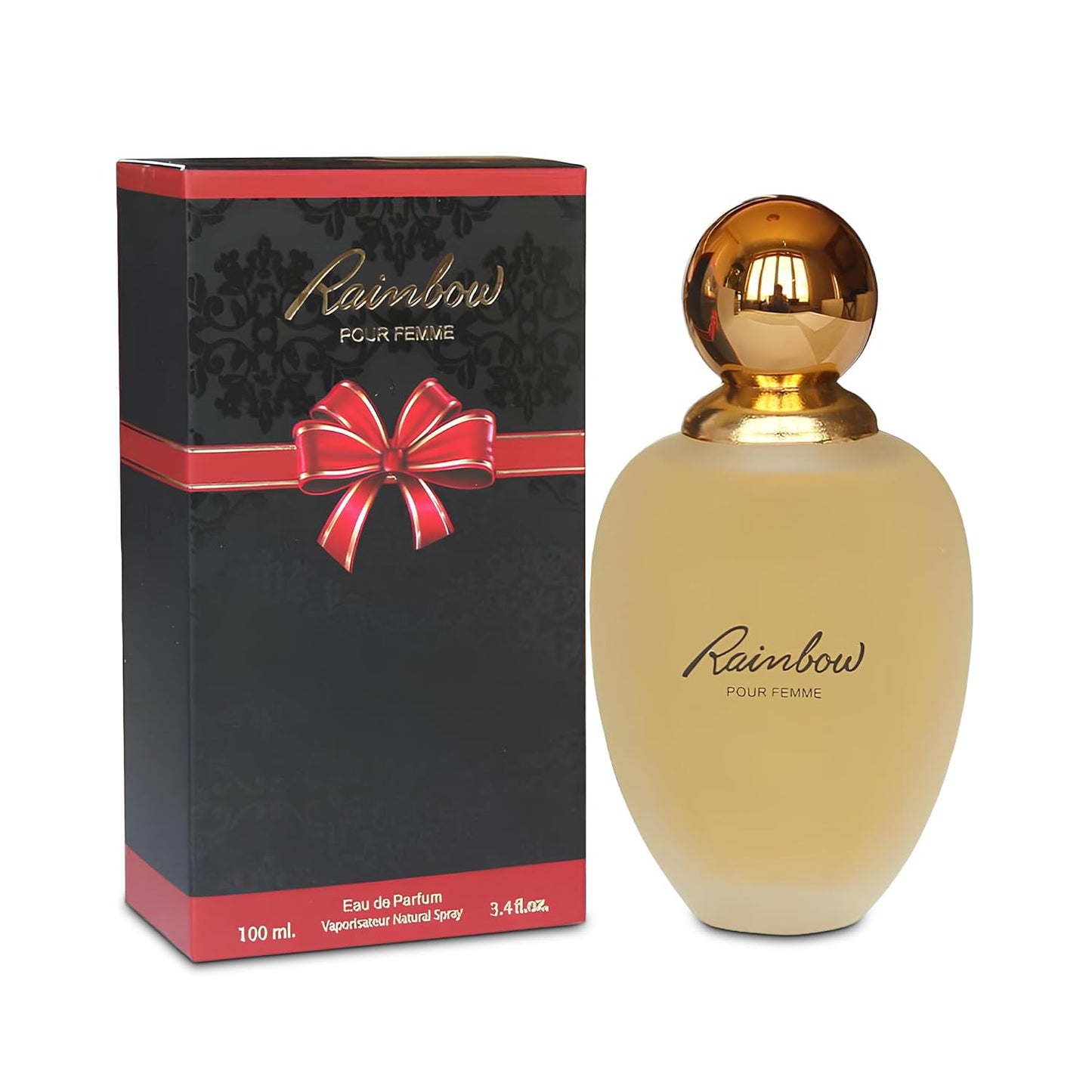 Women's Rainbow Perfume Fresh Scent Eau de Parfum 3.4 Flo Oz Natural Spray Fragrance for all Day Used