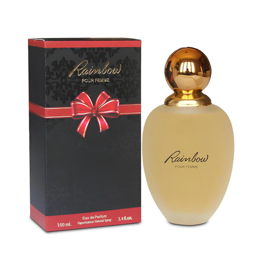Women's Rainbow Perfume Fresh Scent Eau de Parfum 3.4 Flo Oz Natural Spray Fragrance for all Day Used