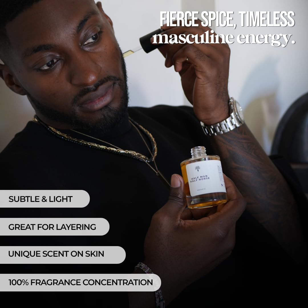 Eternal Half Man Half Horse Perfume Oil for Women & Men- Eau De Perfum - Unisex Concentrated Perfume Insp by Cr€€d C€ntaurus- Alcohol Free Scent - Long Lasting Designer Perfumes 30ml