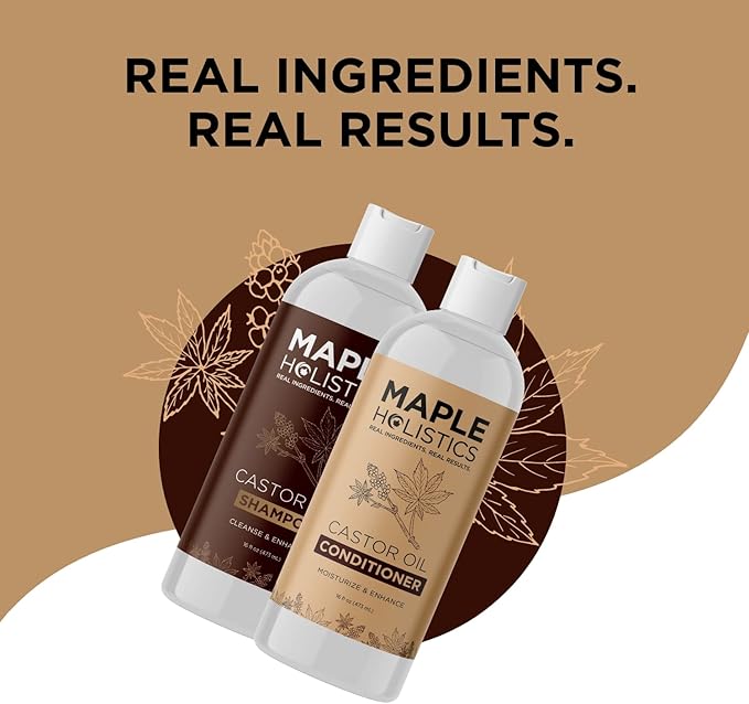 Volumizing Shampoo and Conditioner Set with Biotin for Hair Growth - For Women and Men