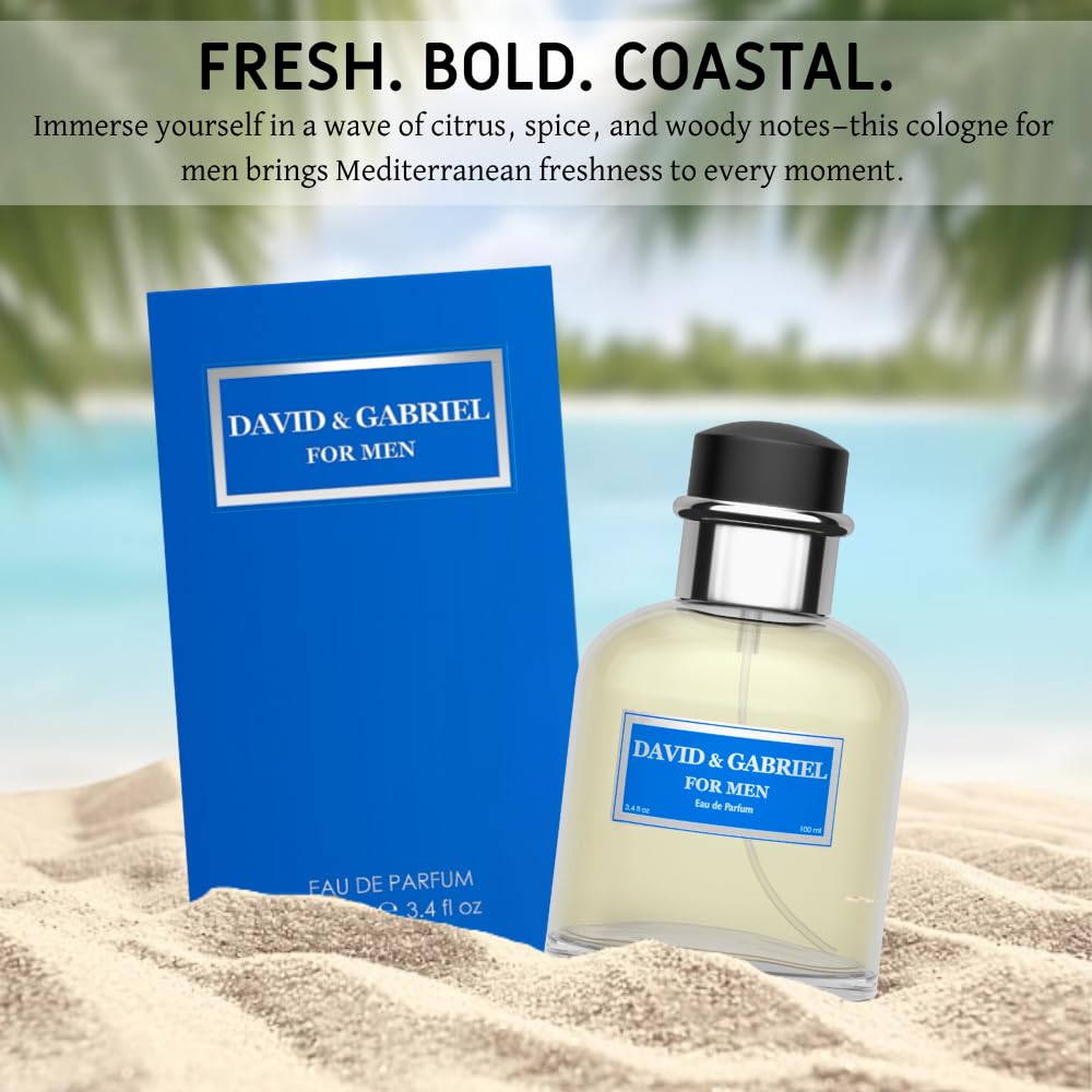 Perfume for Men – INSPIRED by A WORLD RENOWNED MEN’S PERFUME - Grapefruit, Juniper, Rosemary, Oakmoss – Fresh, Aquatic, Crisp, Long-Lasting – Eau De Parfum 100 ml (3.4 fl oz)