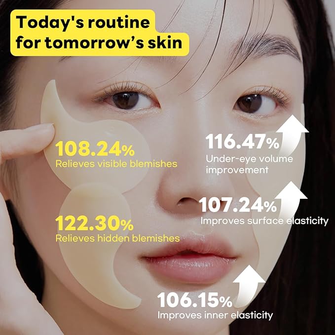 Mediheal Vita Collagen Under Eye Patches & Phyto Enzyme Peeling Pad for Daily Gentle Exfoliation