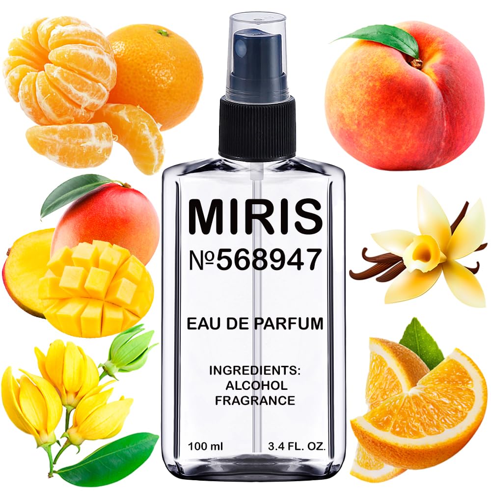 MIRIS No. 568947, Inspired by Dirty Mango, Long-Lasting Eau de Parfum for Women, Spray 3.4 Fl Oz / 100 ml