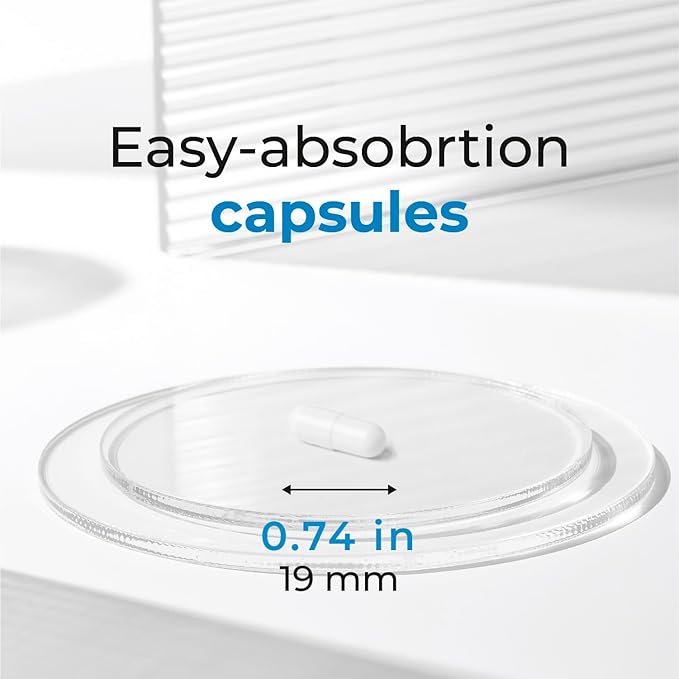 High Potency Biotin Supplement - Vegan Vitamin B7 Formula with Creatine and Coconut Oil - Healthier Skin, Nails & Hair and Keratin Support - Non-GMO & Gluten Free - 2500 mcg