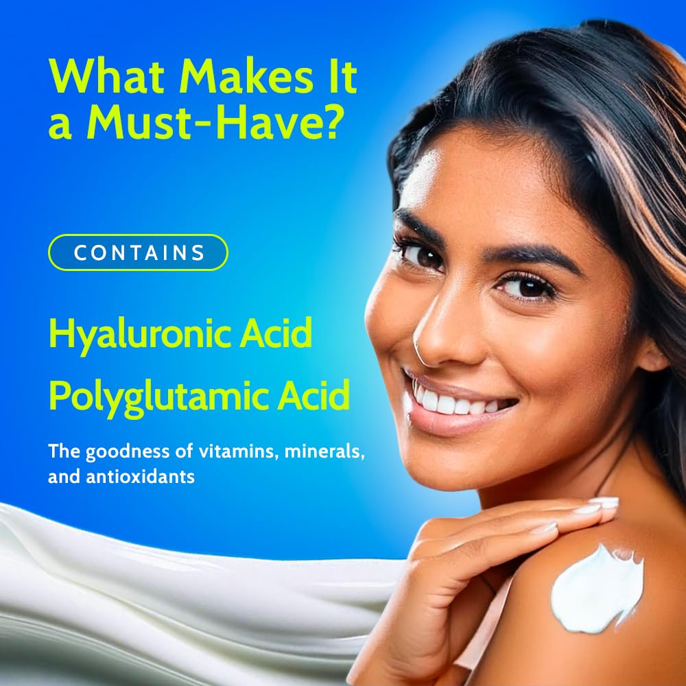 Chemist at Play Hydrating Body Lotion with Rice Water & Hyaluronic Acid for Deep Moisturization | All Skin Type | Hydrate Dry and Flaky Skin | Vegan & Cruelty-Free | 7 fl oz.