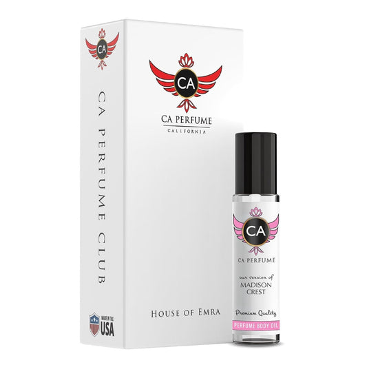 CA Perfume Impression of Madison Crest for Women Eau De Parfum Chypre Floral Scent Long Lasting Perfumes for Women Travel Size TSA Ready for Day and Night Wear 0.33 Fl Oz 10ml