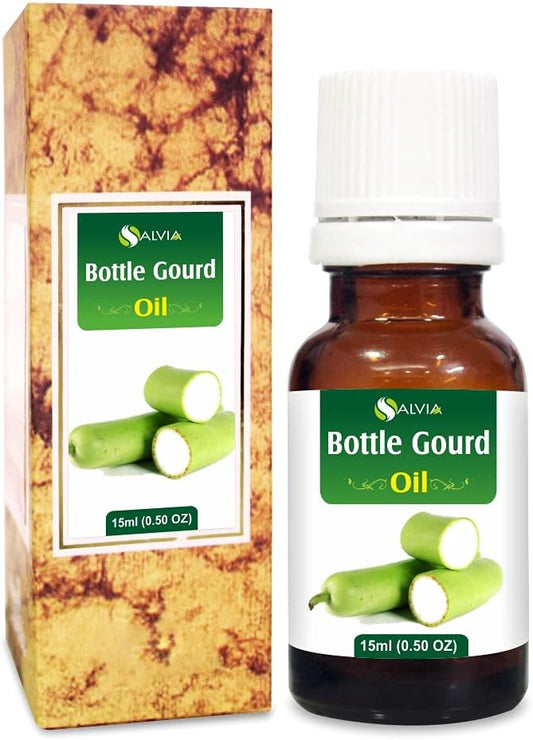 Bottle Gourd Oil (Lagenaria Siceraria) 100% Natural Pure Carrier Oil - 15 ml