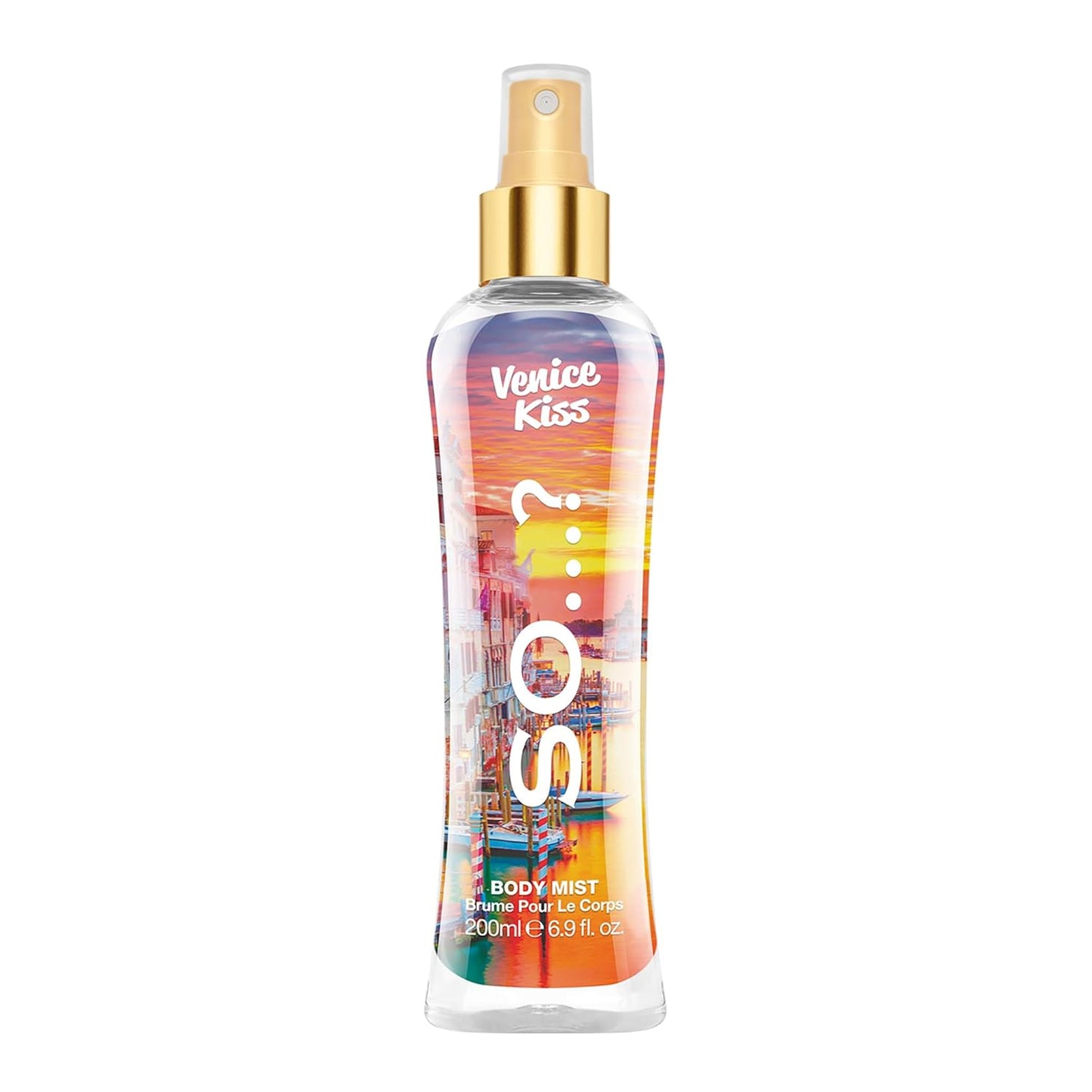 So…? Venice Kiss Body Mist - Vanilla Gourmand with Fruity Floral Perfume for Women - Refreshing Body Spray, Gifts 6.9 oz