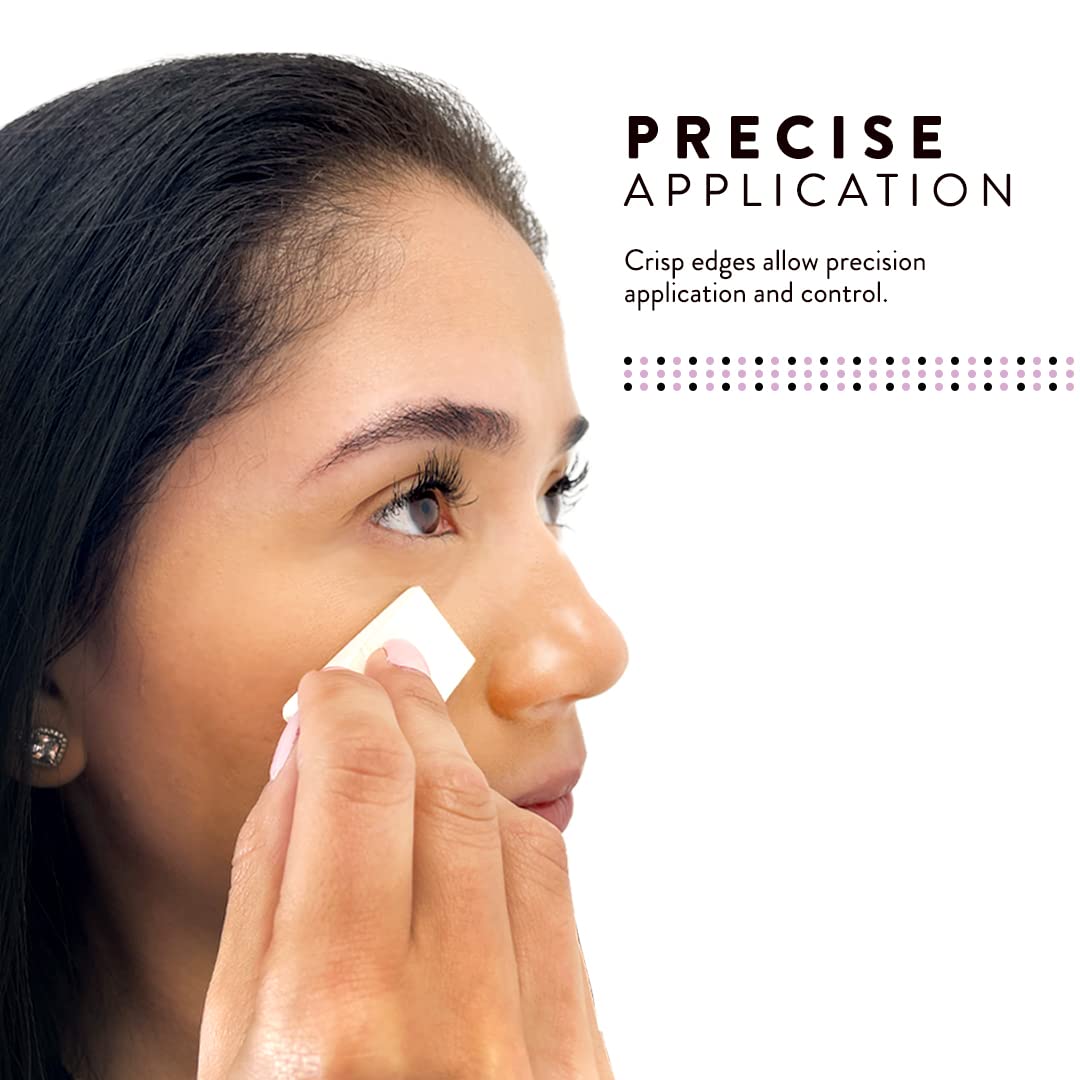 Artist's Choice 250 Pack Makeup Sponge Mini Applicator Wedges, Triangle Cosmetic Sponges for Foundation, Blush, Eye Shadow, Blending and Smoothing, Disposable, Latex Free