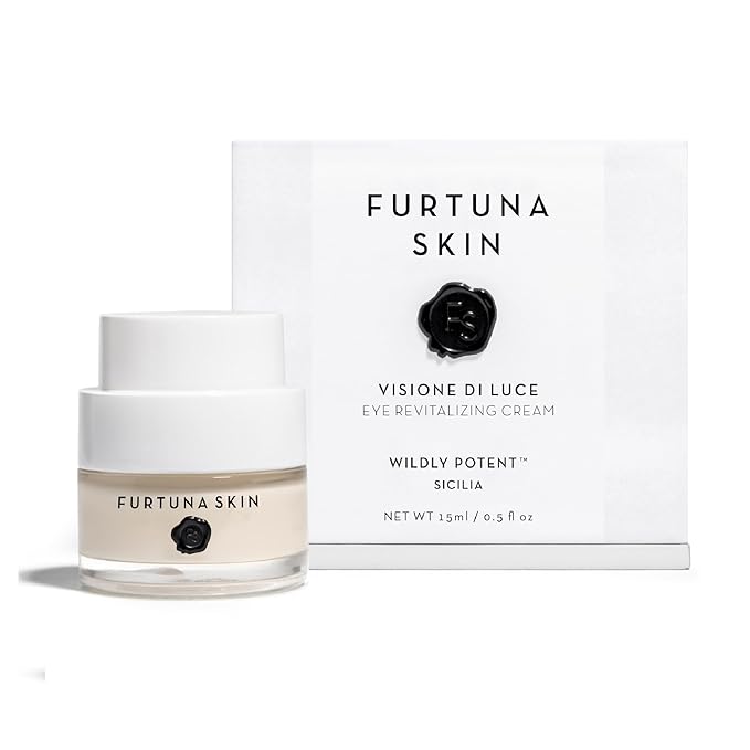 Furtuna Skin Eye Revitalizing Cream - Multi-Corrective, Helps Reduce Dark Circles and Puffiness, Wild Foraged Botanicals, Vegan, Ophthalmologist Tested