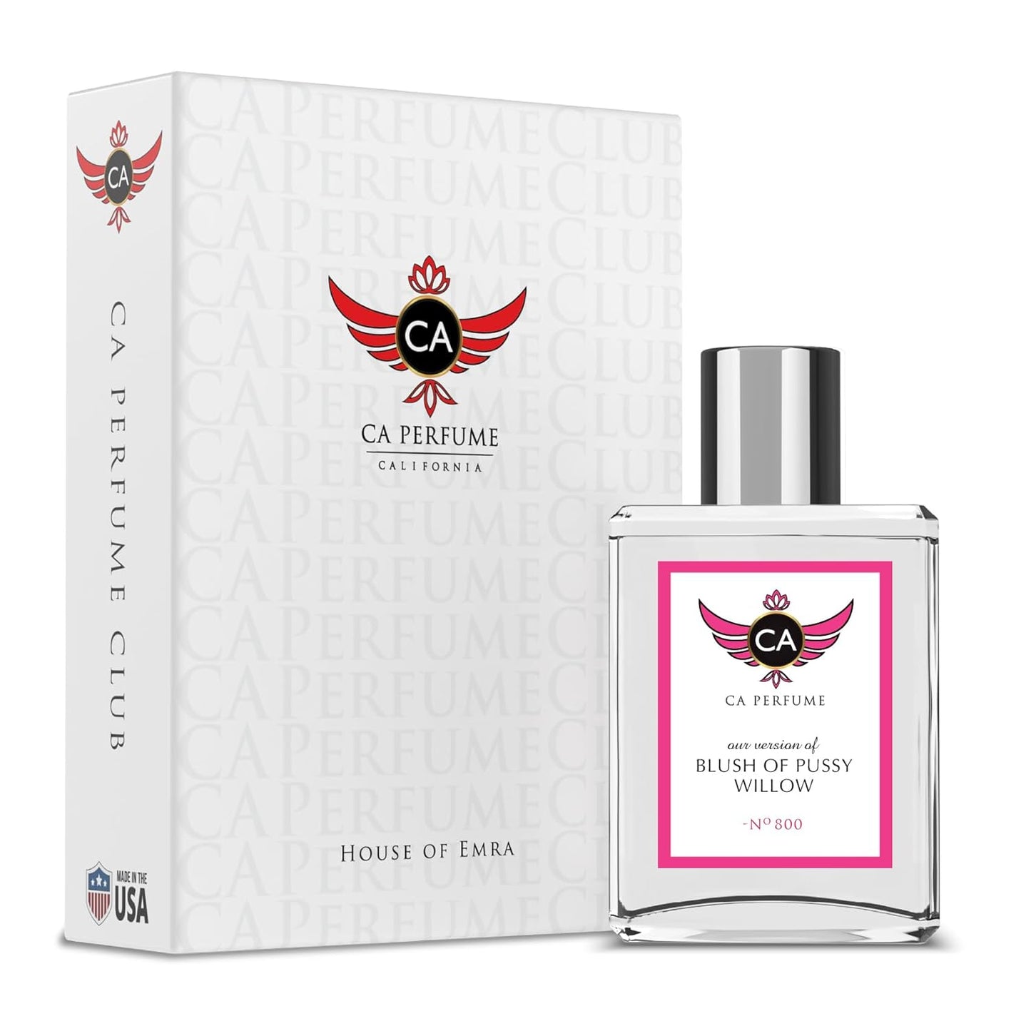 CA Perfume Originals Blush of Pussy Willow for Women Floral Fruity Fragrance Long Lasting Perfumes for Women Eau De Parfum 1.7 Fl Oz 50ml