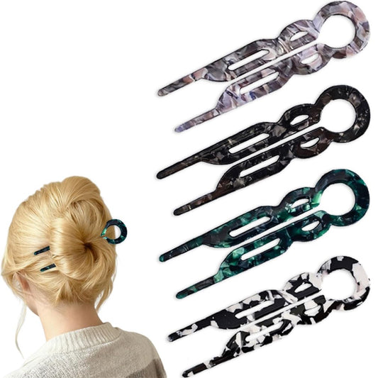 Prestiges French Hair Pin,Multi-colored French Hairpins,Elegant Prestiges Hair Pins for Women New Hair Accessories,Suitable for All Hair Types