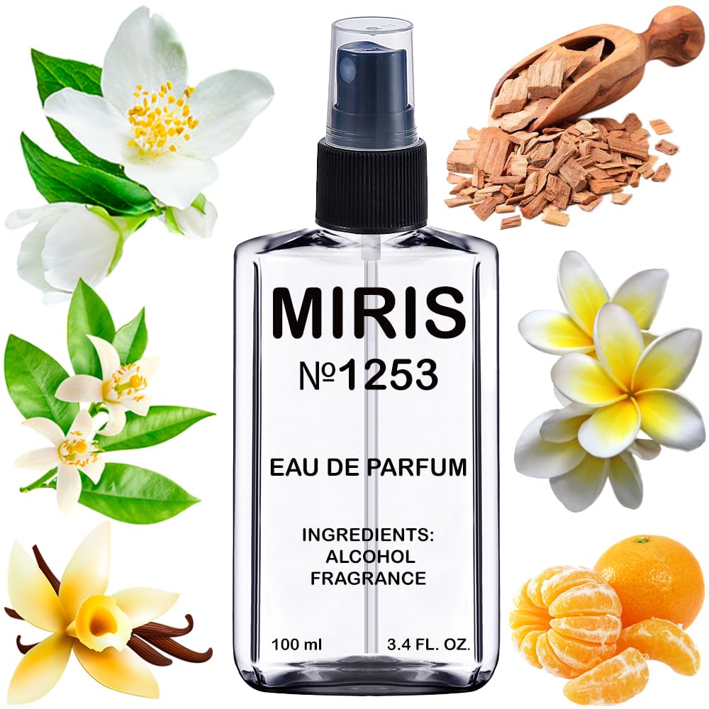 MIRIS No. 1253, Inspired by Day Dreams, Long-Lasting Unisex Eau de Parfum for Women & Men, Spray 3.4 Fl Oz / 100 ml