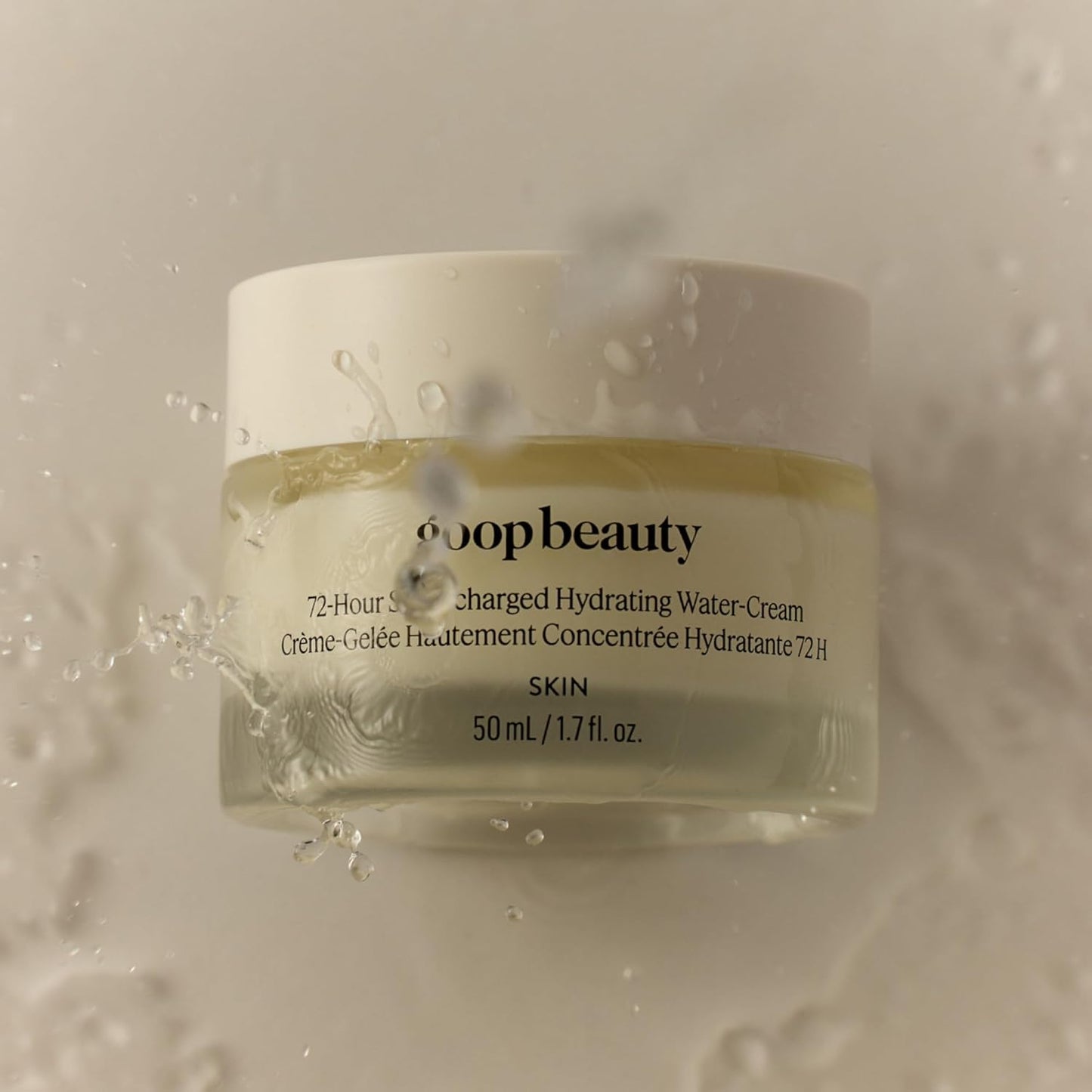goop Beauty 72-Hour Hydrating Water Cream | Matte Moisturizer for All Skin Types | Niacinamide & Fermented Astragalus Root | Hydrating Face Lotion to Plump, Firm & Reduce the Look of Pores | 1.7 fl oz
