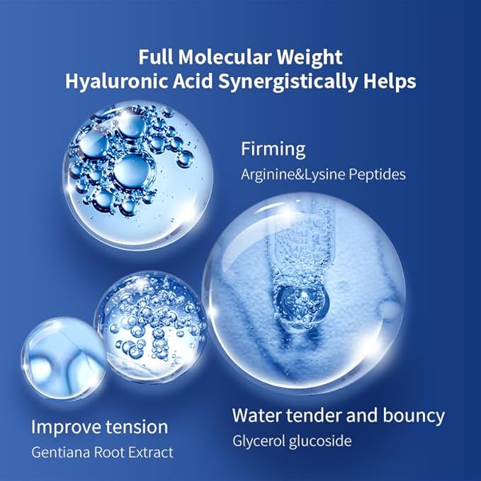 Hyaluronic Acid Face Mask, Hydrating & Firming Collagen Sheet Mask with Camellia Mask Cloth, Anti-Aging & Skin Elasticity Boost, Suitable for All Skin Types, 28ml*5ea