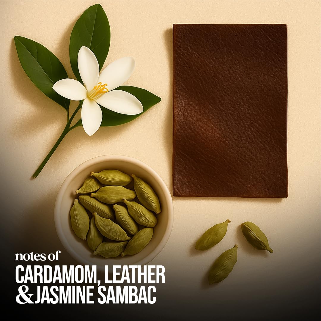 Eternal perfume oils - Stoic Leather | Long Lasting Cologne Oil for Men – Designer Perfumes for Women and Men -Concentrated Scent Oils - Alcohol-Free Organic Perfume 30ml