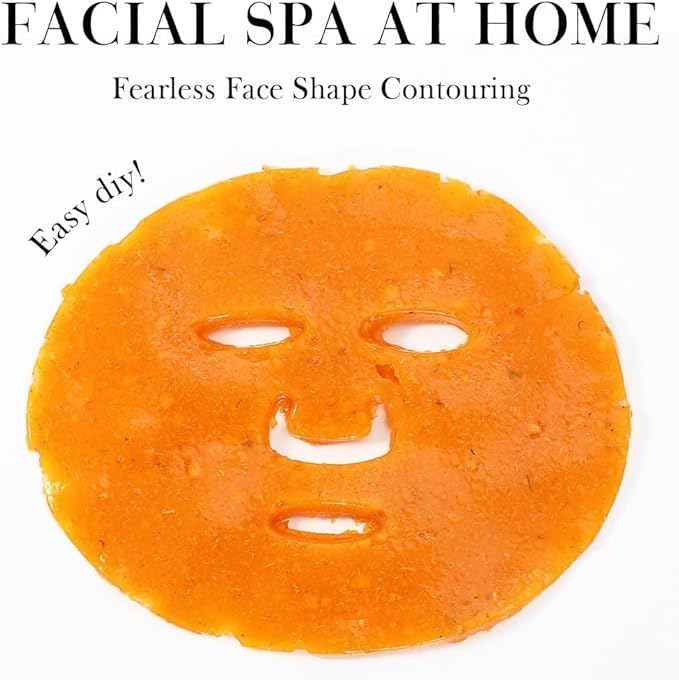 Jelly Face Mask Peel Off Powder 650g Moisturizing and Hydrating Repair and Smooth Skin Care for Home Salon Spa (24K Gold)