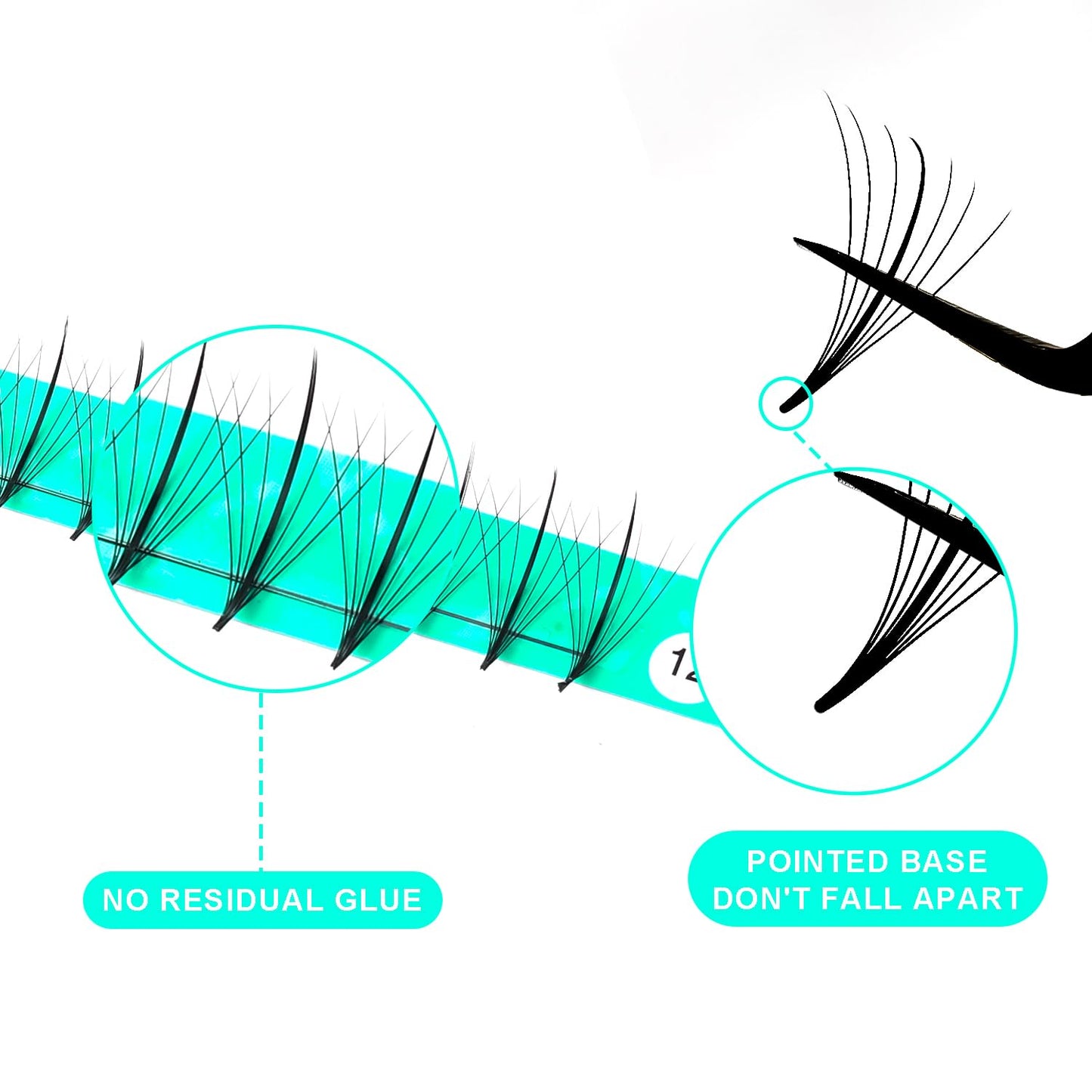 VAVALASH 320 Fans Premade Wispy Lash Fans Eyelash Extensions,7D 0.07 Thickness C Curl,Premade Spikes Fans Pointed Base,Wispy Promade Fans Volume Lash Extensions (Wispy-320 Fans-7D-0.07-C-8-15mm)