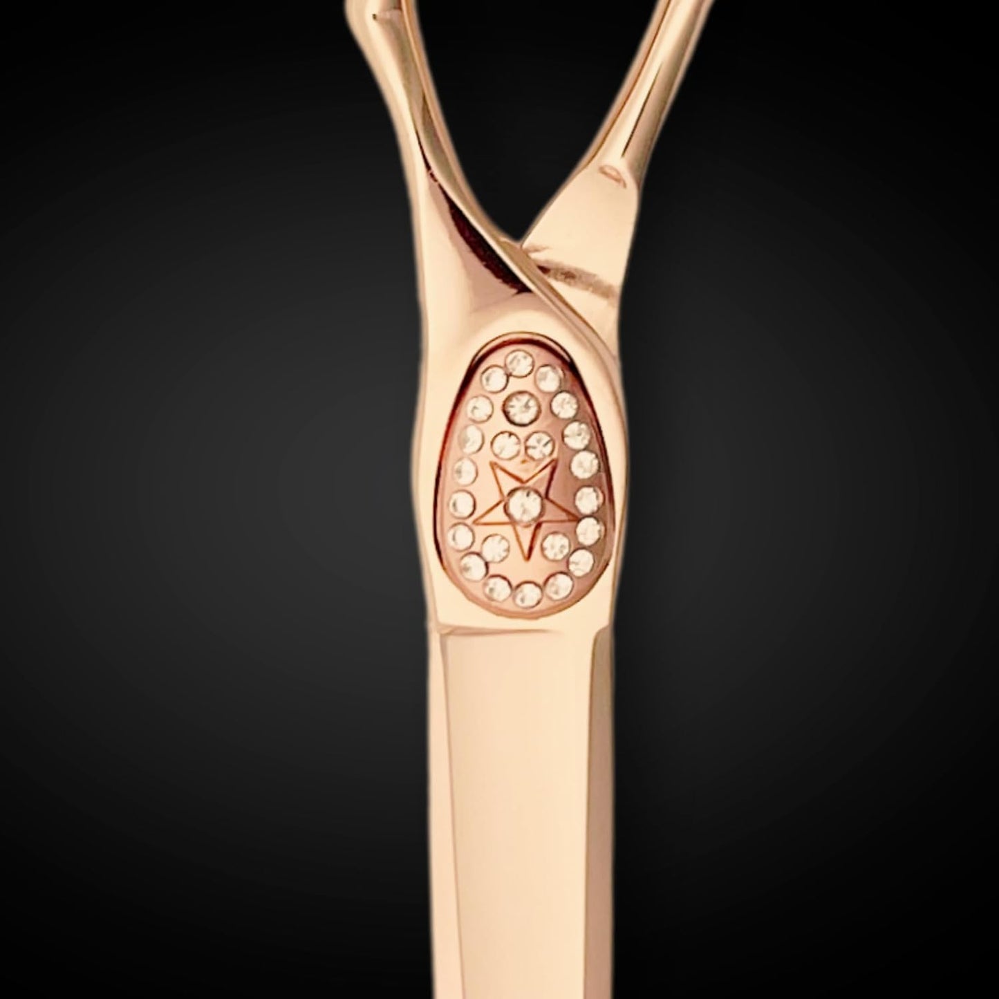 Gold Hair Scissors for Professional Hairdressers - 6 Inch Saki Shears Ikigai Gold Hair Shears - 440C Steel - Razor Sharp Cutting, Durable (Set of Hair Shears)