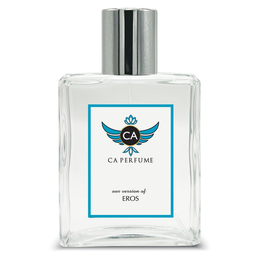 CA Perfume Impression of Eros For Men Replica Fragrance Dupes Eau de Parfum Spray Bottle 3.4 Fl Oz/100ml-X1
