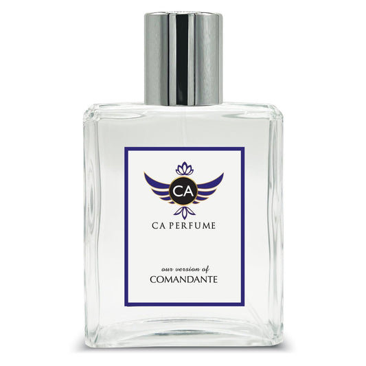 CA Perfume Impression of Comandante for Women and Men Eau De Parfum Aromatic Fruity Scent Long Lasting Unisex Fragrance Signature Scent for Day and Night Wear 3.4 Fl Oz 100ml