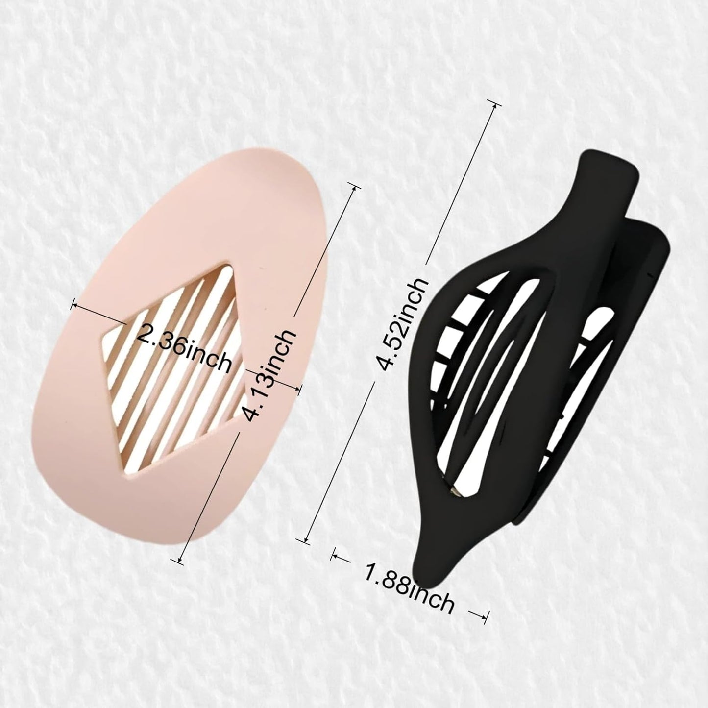 Large Matte Non-Slip Claw Hair Clip,Women French Flat Hair Clip Duckbill Clip,Suitable for Thick or Thin Hair