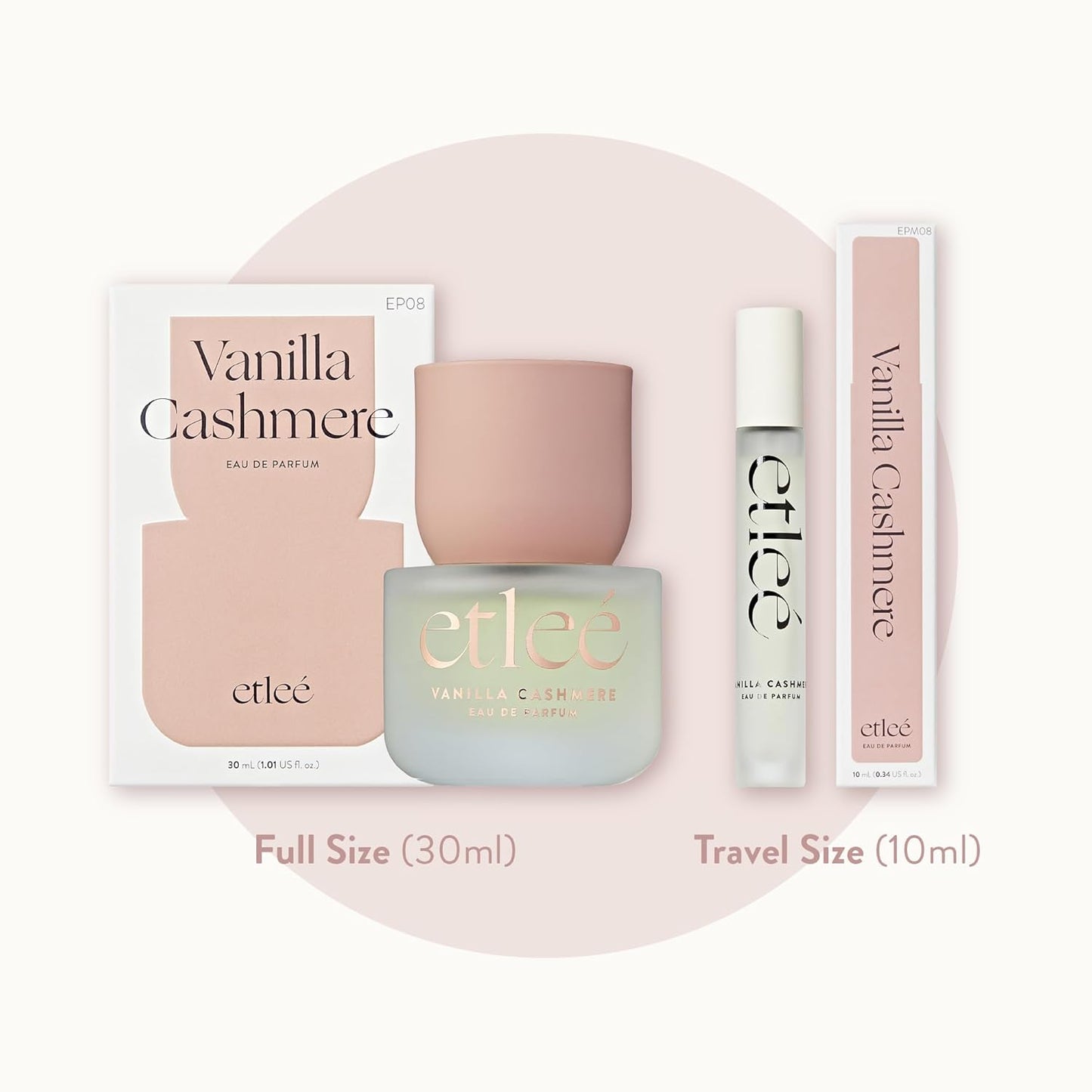 Vanilla Cashmere Eau de Parfum 0.34oz, Long Lasting Perfume Inspired by YL's Libre, Oriental Vanilla Notes With Musk, Cedarwood, Lavender, Jasmine & Orange, Luxury Fragrance for Women & Men