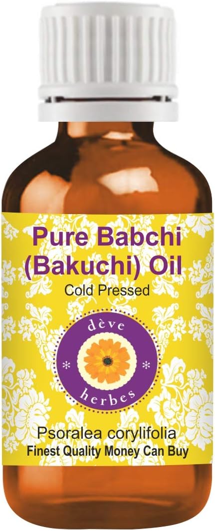 dève herbes Pure Babchi Oil (Psoralea corylifolia) 100% Natural Therapeutic Grade Cold Pressed for Personal Care 15ml (0.50 oz)