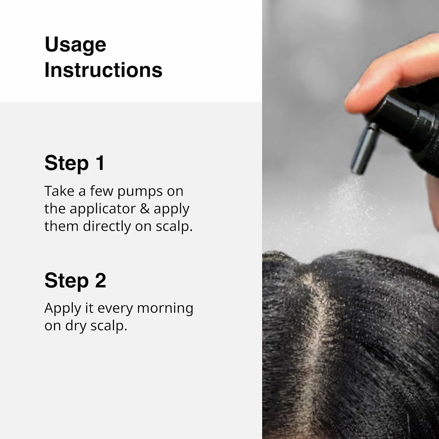 Cureskin Anti Grey Hair Serum | Reverses & Limits Hair Greying | Dark Pro Hair Solution Natural Hair Darkener, 2.02 Fl Oz (Pack of 2)