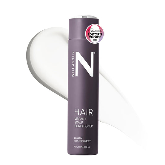 NULASTIN Vibrant Scalp Hair Conditioner - Volumizing Conditioner for Fine Hair - Supports the Appearance of Fuller, Healthy-Looking Strands at the Root - Color-Safe, Silicone Free & Vegan (10 Fl Oz)