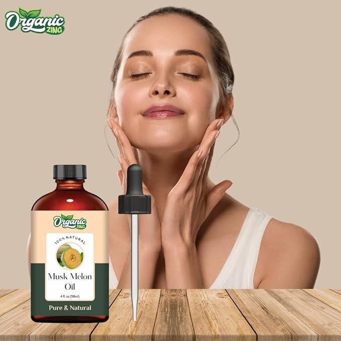 Musk Melon (Cucumis Melo) Oil | Pure & Natural Carrier Oil for Aroma, Skincare & Massage - 118ml/3.99fl oz