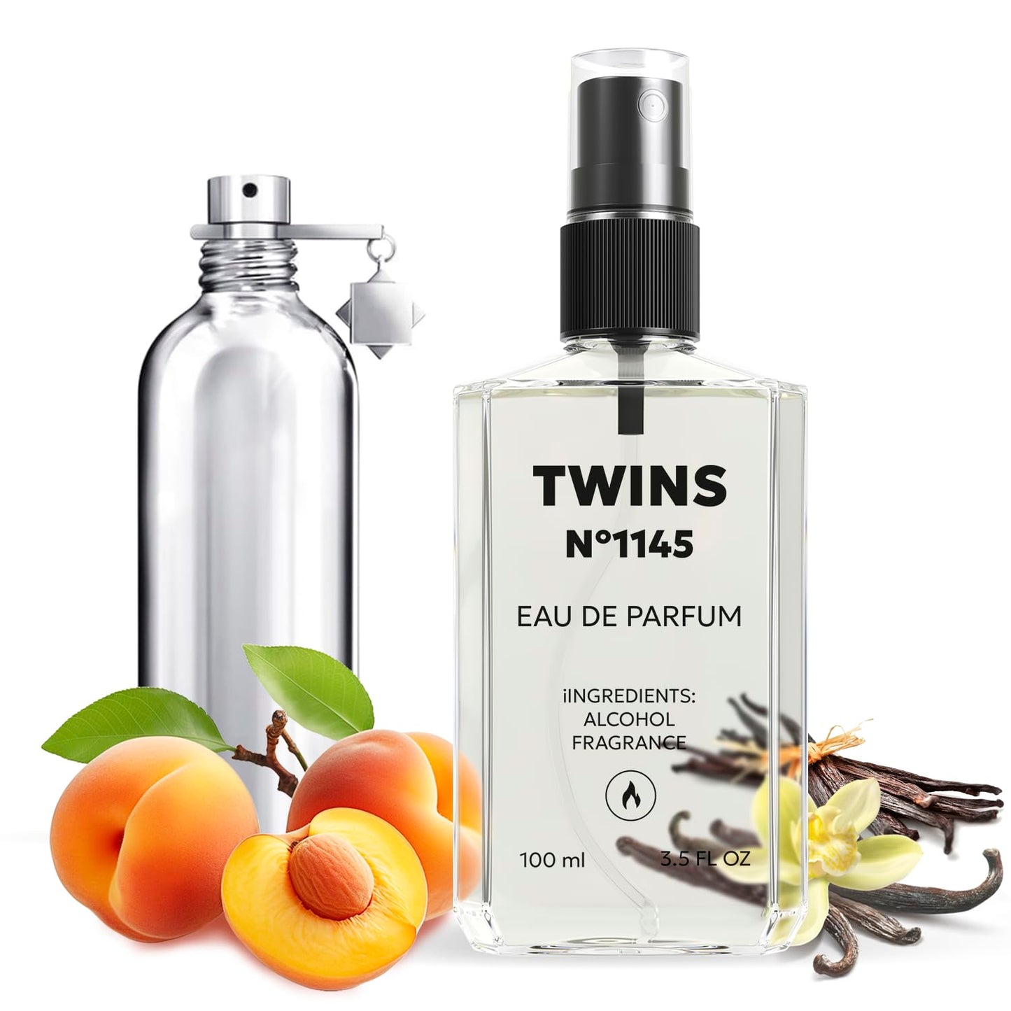 TWINS Impression of Vanilla Extasy | Perfume for Women Eau de Parfum | No.1145 | 3.4 Fl Oz / 100 ml