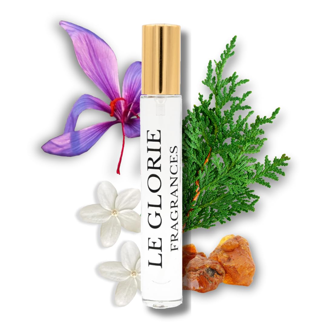 Red Carat EDP Perfume for Women/Men - Inspired by MFK'S Baccarat - Ambery Saffron/Jasmine Notes - Long Lasting Perfume - Cruelty Free - Unisex - 0.33 FL oz/10ml.