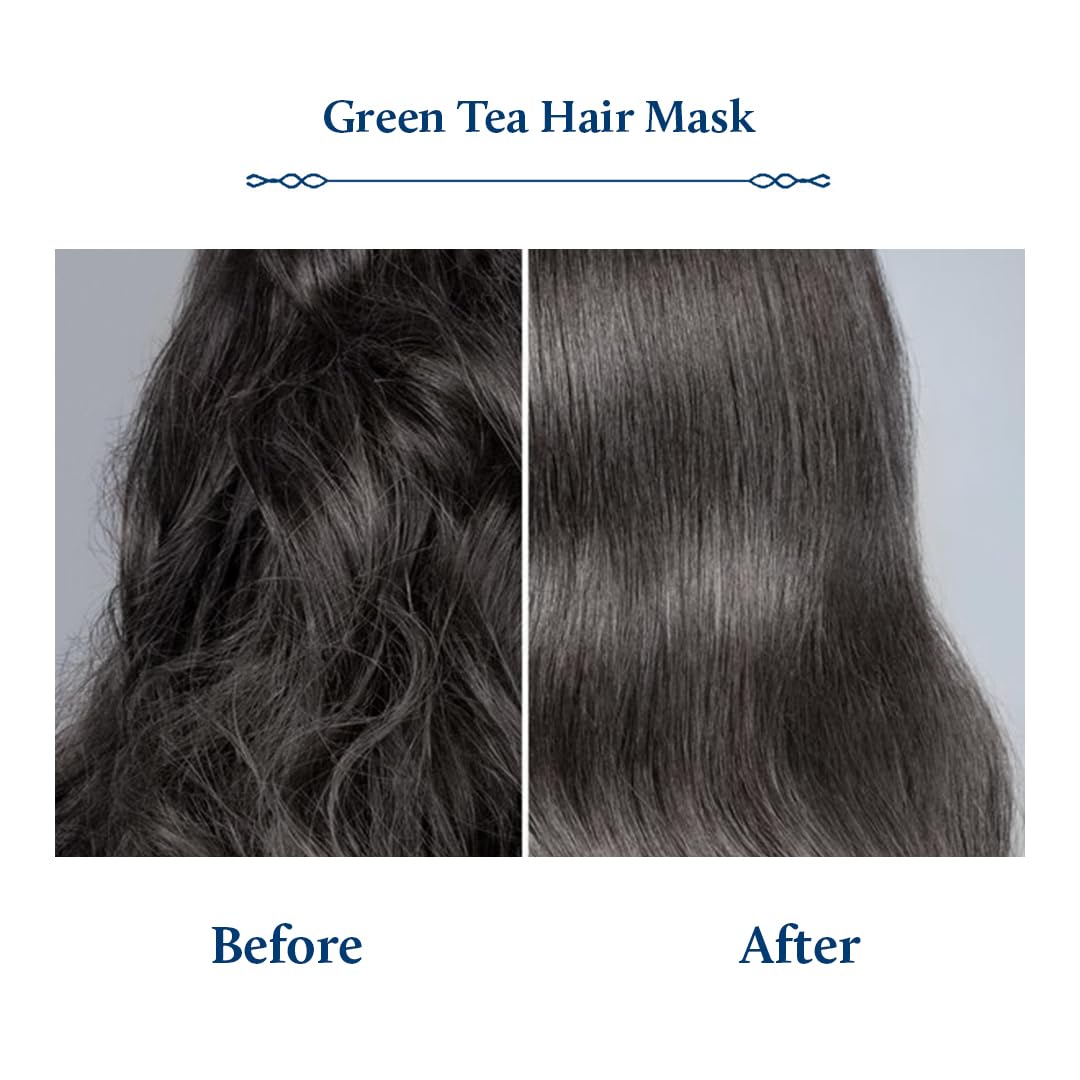 Blue Nectar Anti Frizz Hair Mask for Dry & Frizzy Hair | Enriched with Natural Herbs for Hair Growth (13 herbs, 7 Oz)