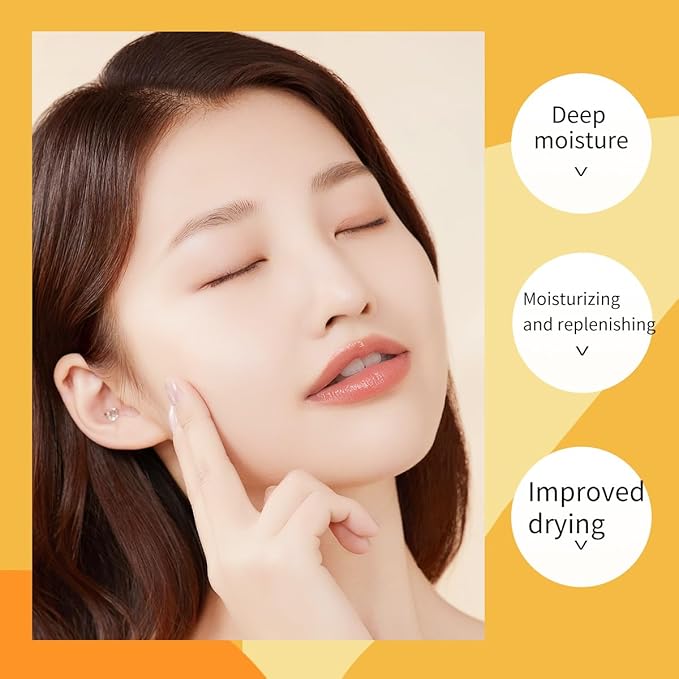 BLUE LOVE 10-Pack Vitamin C Facial Masks for Women Man – Deeply Hydrating & Firming Sheet Masks for Daily Skin Care, Enriched with Essential Vitamins for Radiant Skin