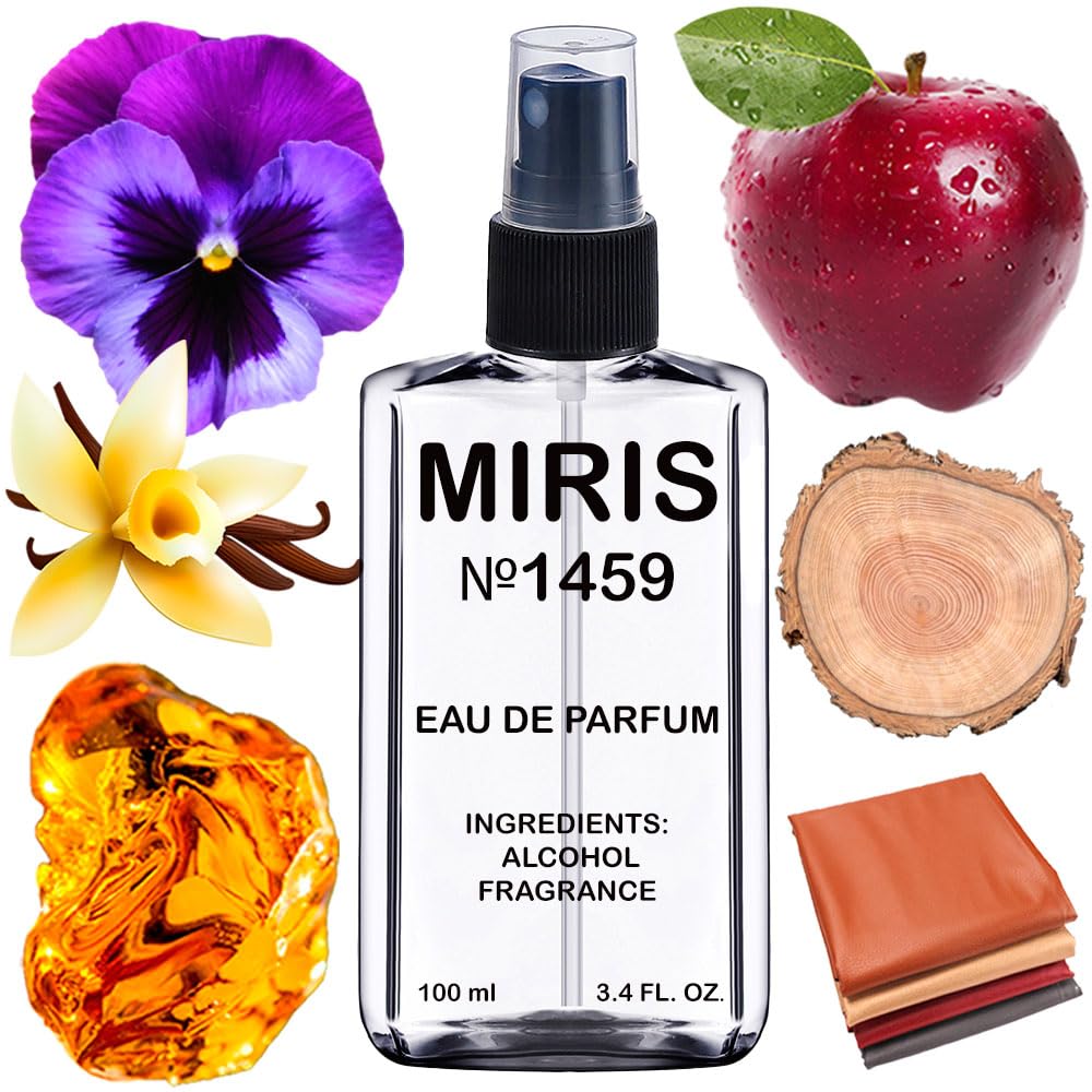 MIRIS No. 1459, Inspired by Ambre, Long-Lasting Eau de Parfum for Men, Spray 3.4 Fl Oz / 100 ml
