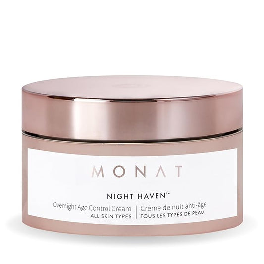 Monat Night Haven Crème – Intensive Hydrating Moisturizer for Face – Nighttime Repair Cream for Plump & Youthful Skin – Anti Aging Night Cream – Natural Night Cream with Shea Butter & Avocado Oil